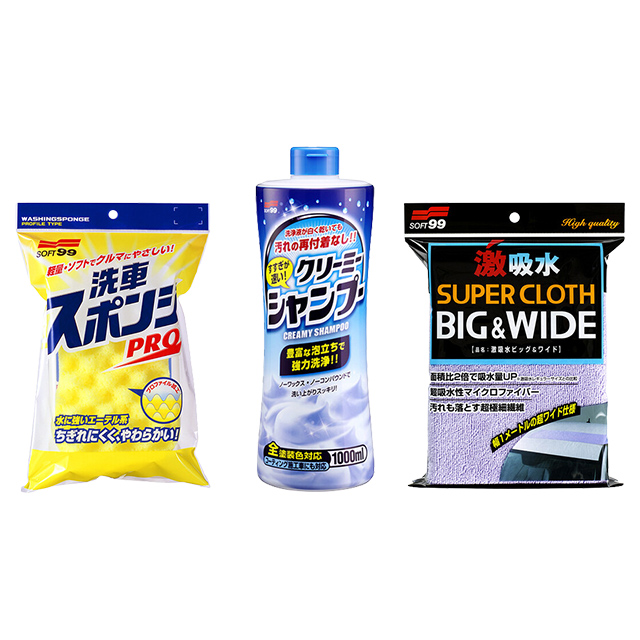 【送料無料】ソフト９９ 時短洗車スターターセット