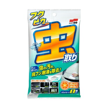 ソフト99 フクピカ 虫・フン取りシート強化タイプ