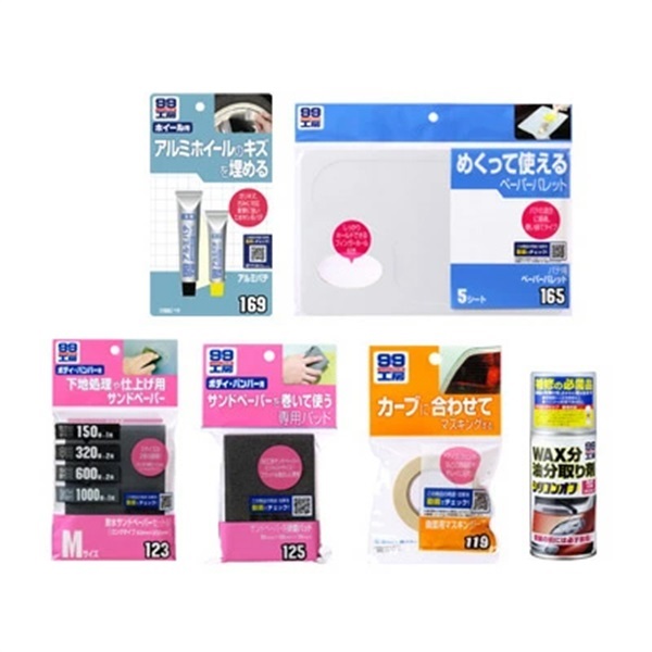 ソフト９９【SOFT９９】アルミホイールのこすりキズを直す補修セット≪９９工房≫